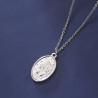 Virgin Mary pendant necklace 2 silver or gold stainless steel woman jewelry religeous necklace
