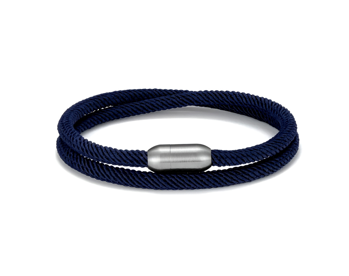 Bracelet double tour corde nautique homme ou femme 9 couleurs