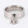 Tree of life ring in stainless steel, silver, gold, charm ring