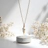 Snake pendant necklace on stainless steel chain gold silver women necklace gift