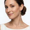 Bridal earrings CASSANDRE, cubic zirconia and Swarovski crystal