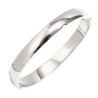 Stainless steel wide cuff bracelet silver or gold