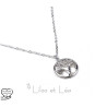 TREE OF LIFE pendant necklace, stainless steel