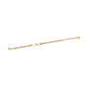 Name bracelet in silver or gold stainless steel on a Figaro or curb chain, laser-engraved, children or women gift