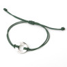 Bracelet "super papa" donut acier inoxydable or argent cordon polyester gravure laser cadeau homme femme