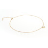 Collier pendentif trèfle blanc nacre acier inoxydable or cadeau collier femme