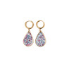 Boucles d'oreilles créoles et gouttes Liberty sur acier inoxydable argent or vendues par paire cadeau femme