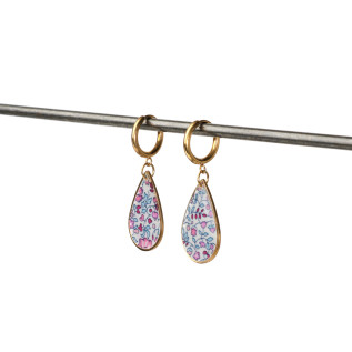 Boucles d'oreilles créoles et gouttes Liberty sur acier inoxydable argent or vendues par paire cadeau femme