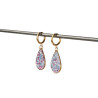 Boucles d'oreilles créoles et gouttes Liberty sur acier inoxydable argent or vendues par paire cadeau femme