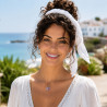 Collier pendentif coeur Liberty sur acier inoxydable argent or cadeau femme