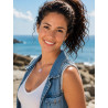 Collier pendentif coeur Liberty sur acier inoxydable argent or cadeau femme