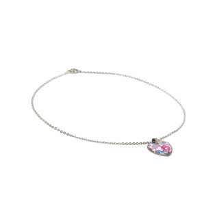 Collier pendentif coeur Liberty sur acier inoxydable argent or cadeau femme