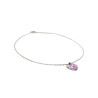 Collier pendentif coeur Liberty sur acier inoxydable argent or cadeau femme