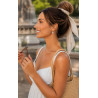 Boucles d'oreilles sur clous et pendentifs coeurs Liberty sur acier inoxydable argent or vendues par paire cadeau femme Fillette