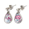Boucles d'oreilles sur clous et pendentifs gouttes Liberty acier inoxydable argent or vendues par paire cadeau femme Fillette