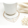 Bridal necklace DONNA, Swarovski pearls, ivory, white