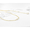 Bridal backdrop pendant necklace IVANA, silver, gold, rose gold, Swarovski crystal, back drop and necklace all-in-one