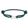 Adjustable stainless steel Infinity bracelet nautical Milan cord unisex men women bracelet 9 colours