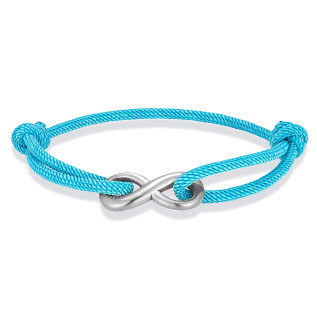 Adjustable stainless steel Infinity bracelet nautical Milan cord unisex men women bracelet 9 colours