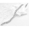 Bracelet mariage CLAUDIA, argent, or, oxyde de zirconium