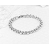 Bracelet mariage CLAUDIA, argent, or, oxyde de zirconium