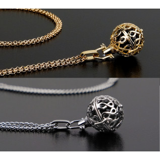 Angel bola, harmony ball chime pendant necklace n°36 or essential oil diffuser
