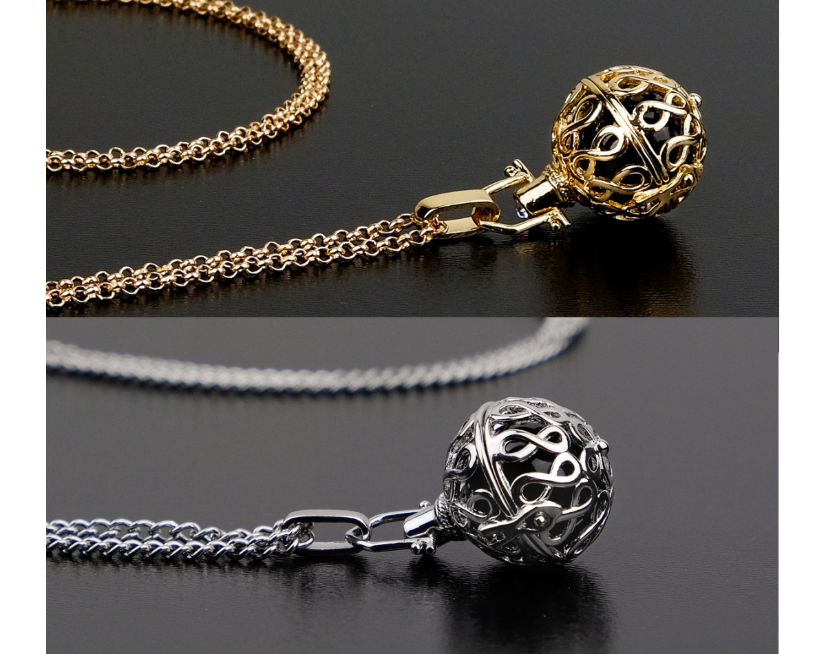 Angel bola, harmony ball chime pendant necklace n°36 or essential oil diffuser