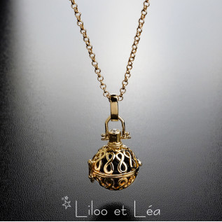 Angel bola, harmony ball chime pendant necklace n°36 or essential oil diffuser