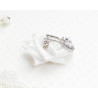 Bridal earrings ELENA, silver, gold, rose gold, cubic zirconia