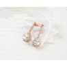 Bridal earrings ELENA, silver, gold, rose gold, cubic zirconia