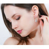 Bridal earrings ELENA, silver, gold, rose gold, cubic zirconia
