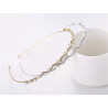 Bridal headband NINA, crystals and pearls, woman or girl