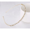 Bridal headband NINA, crystals and pearls, woman or girl