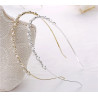 Bridal headband NINA, crystals and pearls, woman or girl