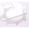 Bridal hairband LANA, crystals, silver, gold