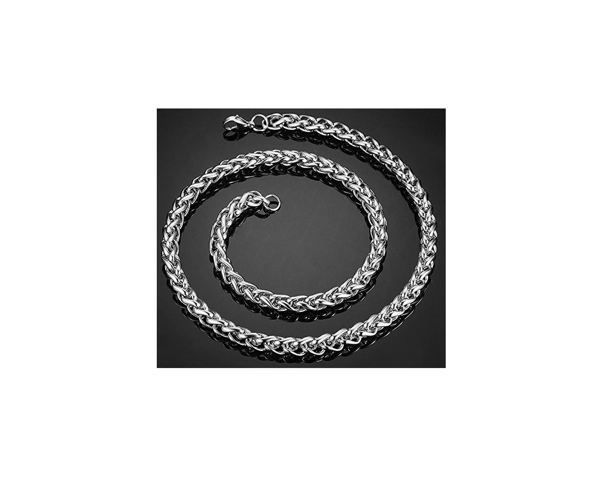 Chaîne maille Fantaisie en épis 6 mm en Acier inoxydable 304 x50cm